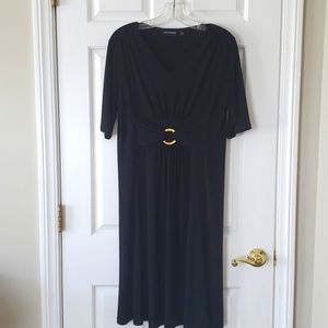 Nina Leonard black dress